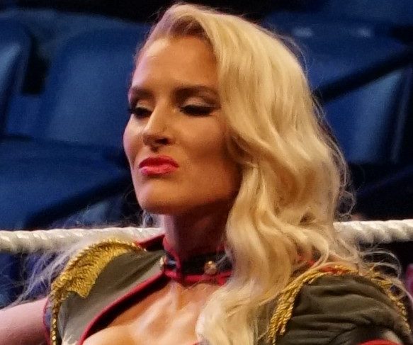 Lacey Evans posing during NXT Takeover